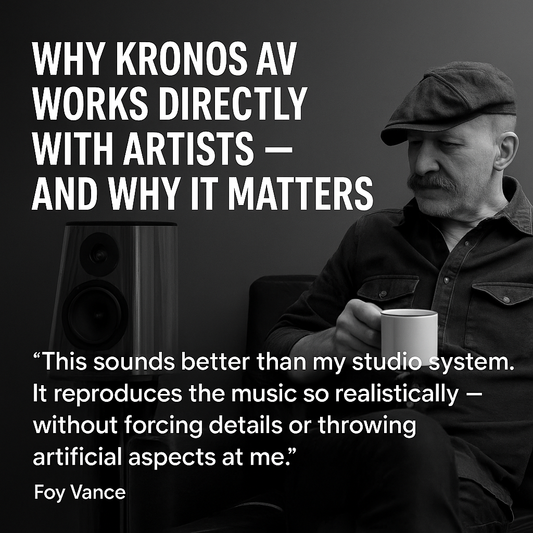 Why Kronos AV Works Directly With Artists — And Why It Matters