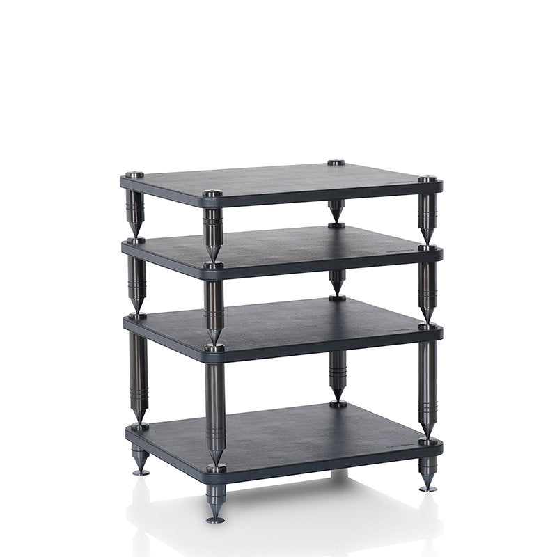 Norstone Como Leather 4 Tier HiFi Rack