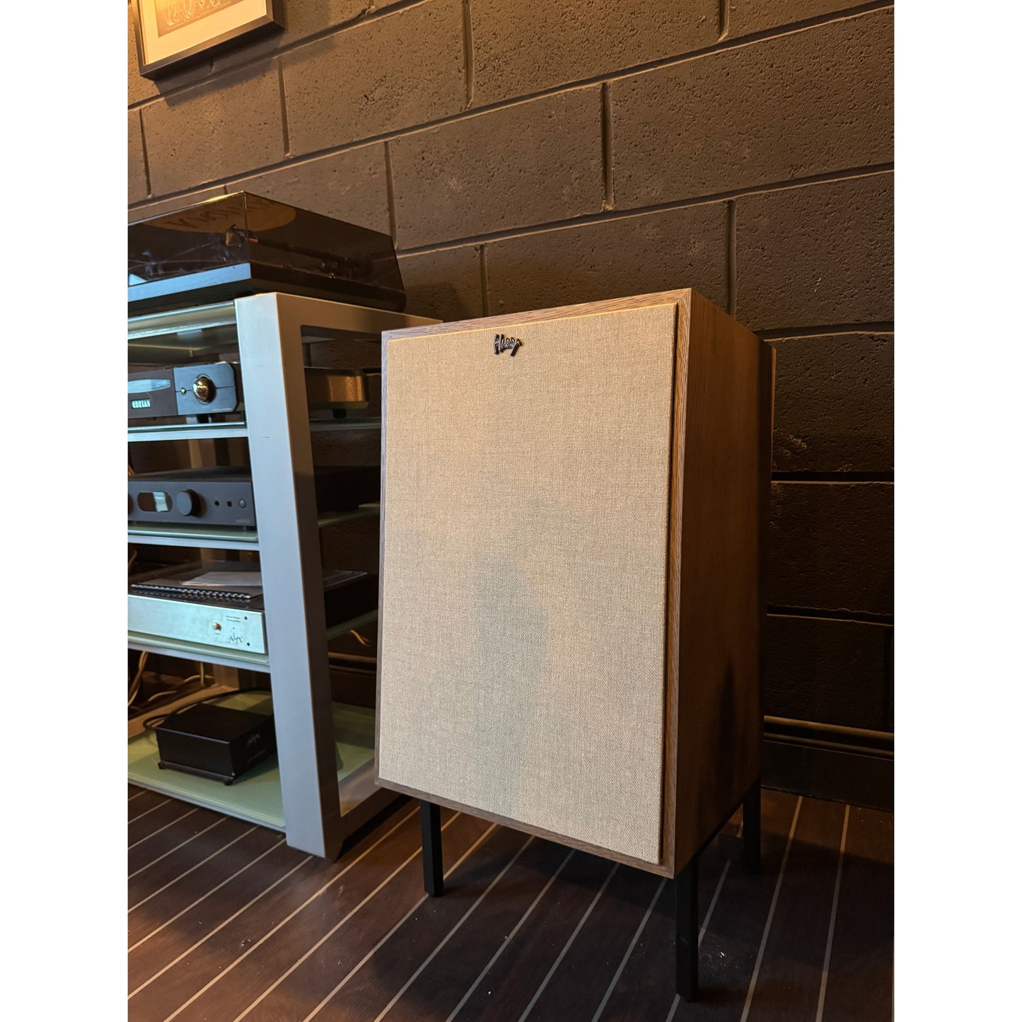 Klipsch Heresy IV Loudspeakers - Distressed Oak - Ex Demo