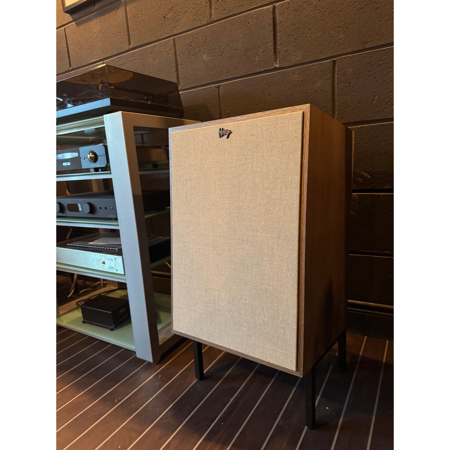 Klipsch Heresy IV Loudspeakers - Distressed Oak - Ex Demo