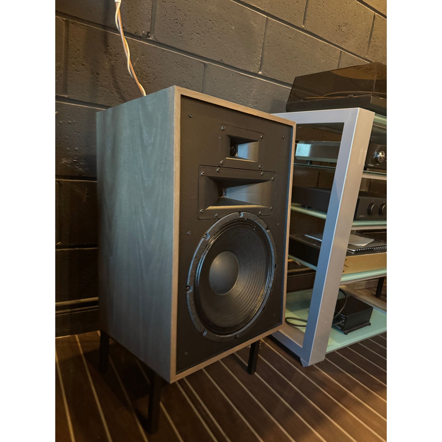 Klipsch Heresy IV Loudspeakers - Distressed Oak - Ex Demo