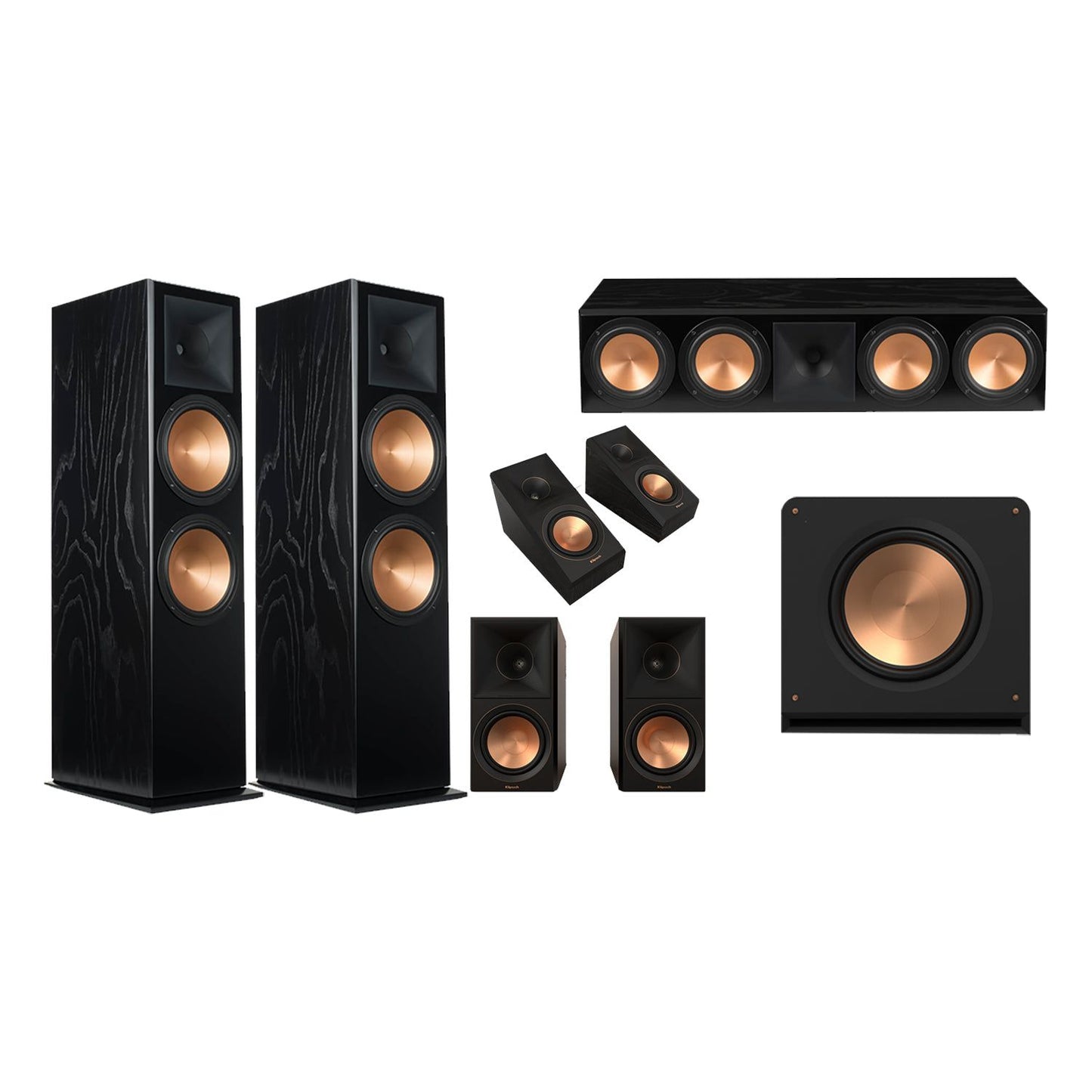 Klipsch RF-7 III Flagship 5.1.2 Home Cinema System with Dolby Atmos
