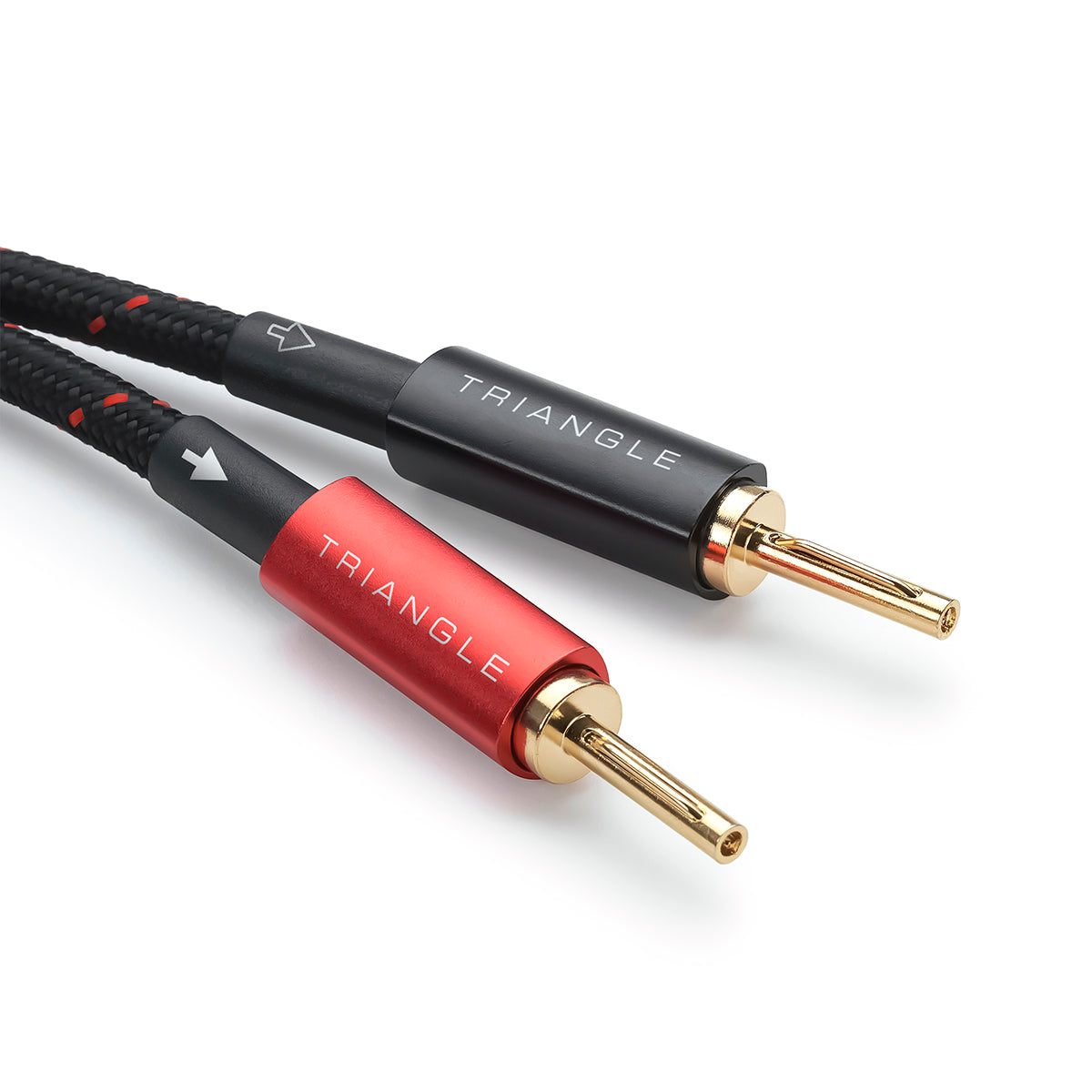 Triangle Red Mounted speaker Cable