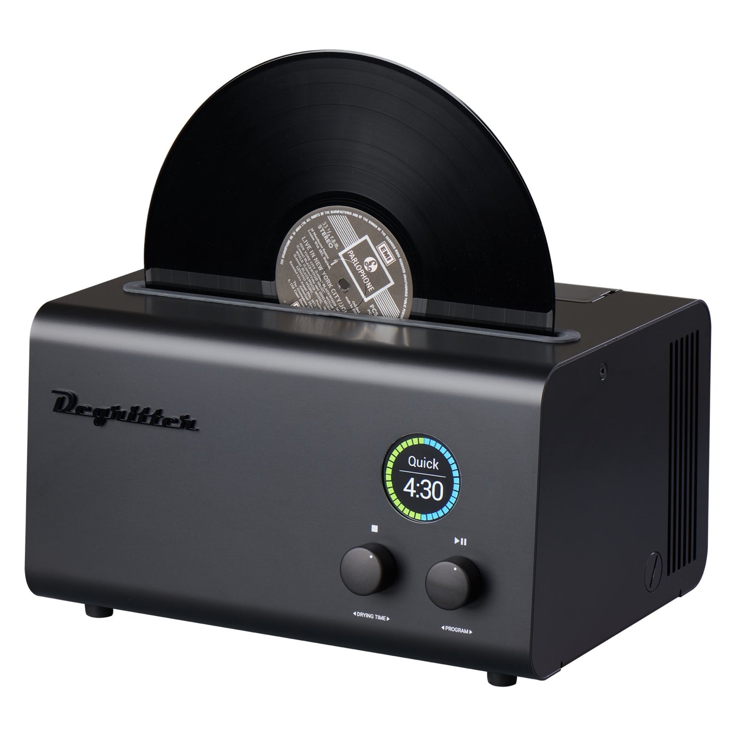 Degritter Mark II Ultrasonic Vinyl / Record Cleaner - Anodized Black