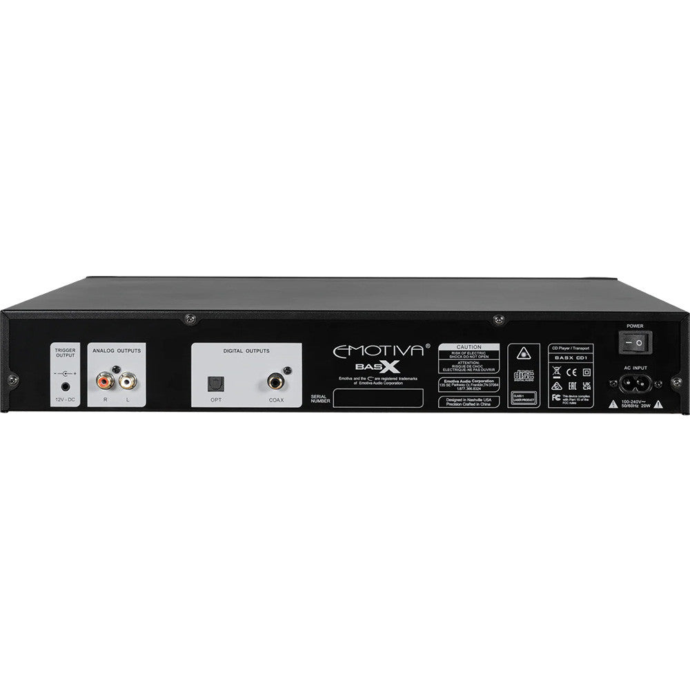 Emotiva BasX CD1 CD Transport