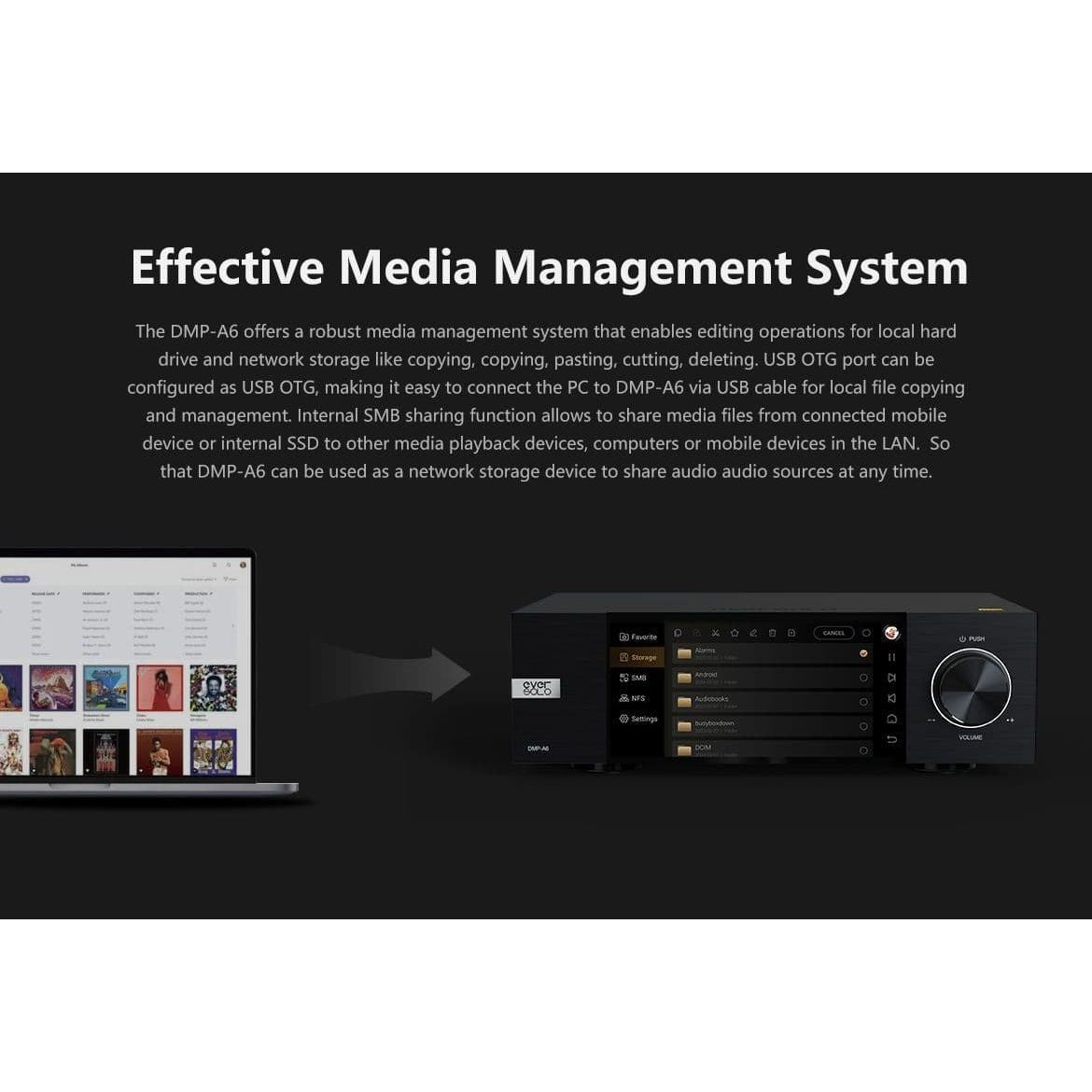 Eversolo DMP-A6 Master Edition Streaming DAC