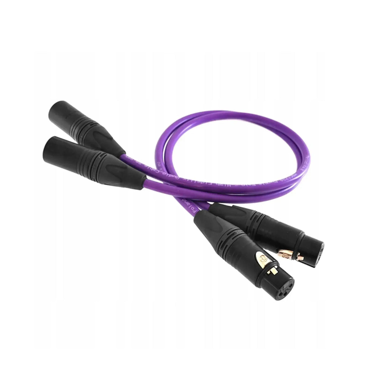 Melodika Purple MD2X cable pair full view