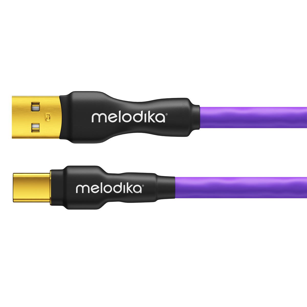 Melodika Purple MDUAC USB Type A to C connector view