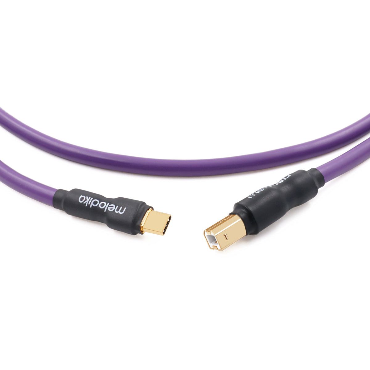 Melodika Purple MDUCB USB Type C to B connector view