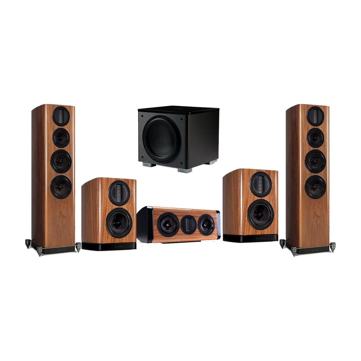 Wharfedale Aura 5.1 Home Cinema System with REL HT-1205 Subwoofer