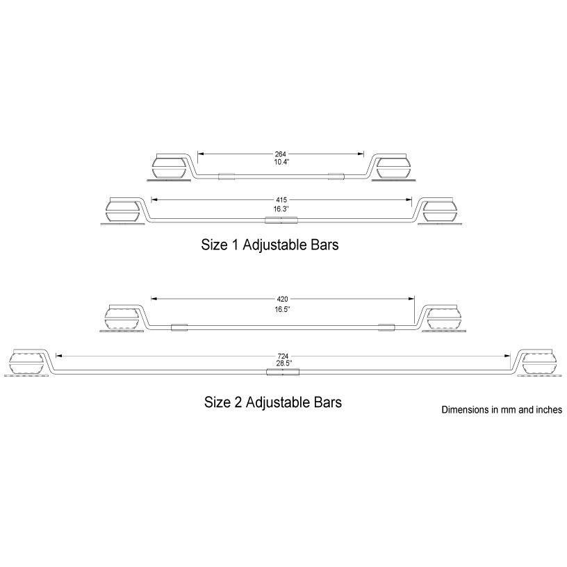 Townshend Seismic Speaker Bars (Set of 4 bars) - Kronos AV