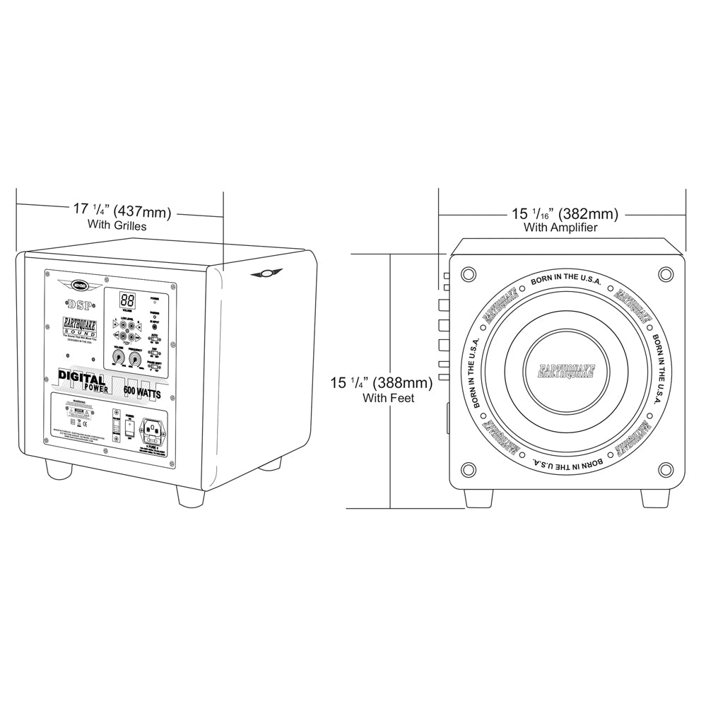 Earthquake Sound MiniMe DSP-P12 Subwoofer