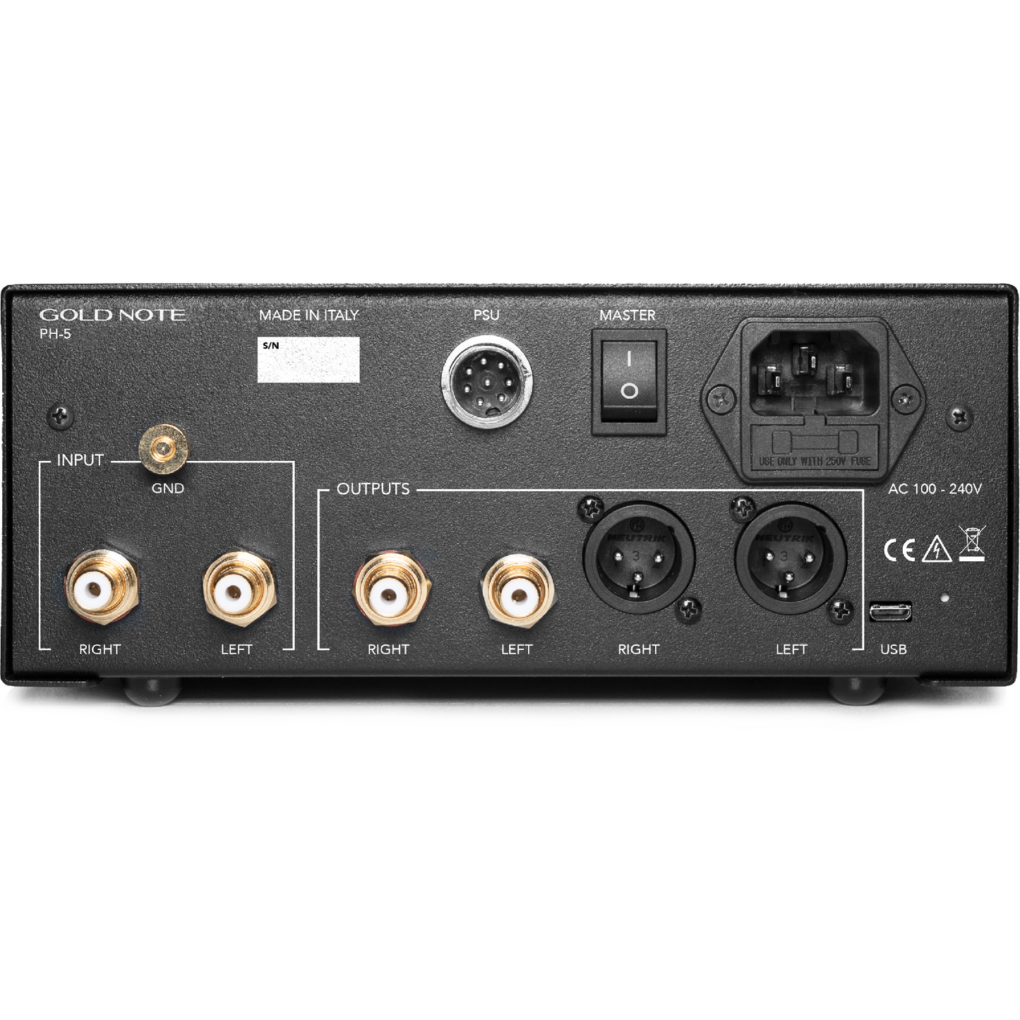 Gold Note PH-5 MM/MC Phono Stage( b stock)