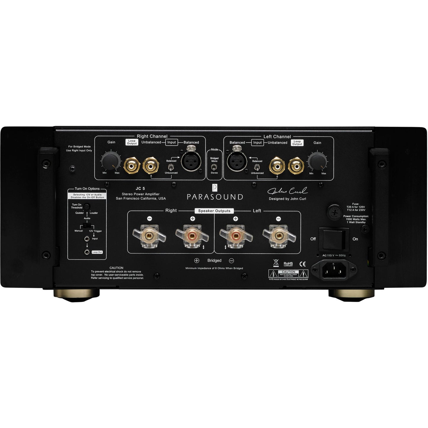 Parasound Halo JC5 Power Amplifier - Kronos AV