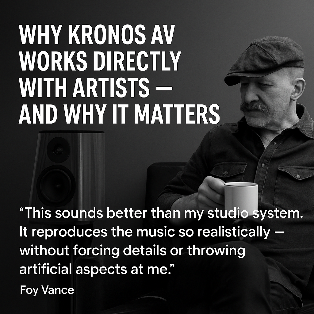 Why Kronos AV Works Directly With Artists — And Why It Matters