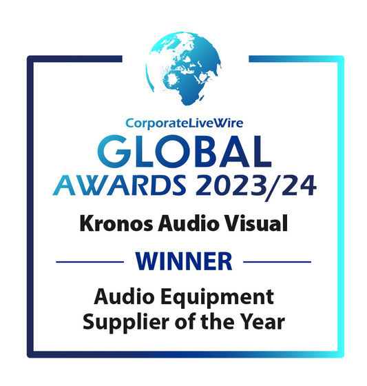 Kronos AV wins Global Livewire Award - Best Audio Supplier 2023/24