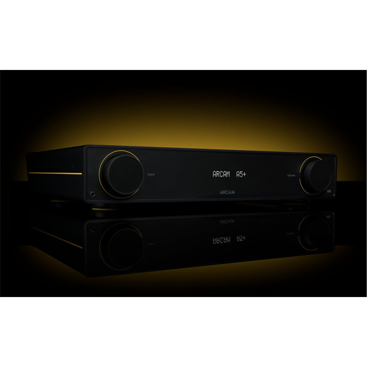 ARCAM Radia A5+ integrated amplifier promotional angle