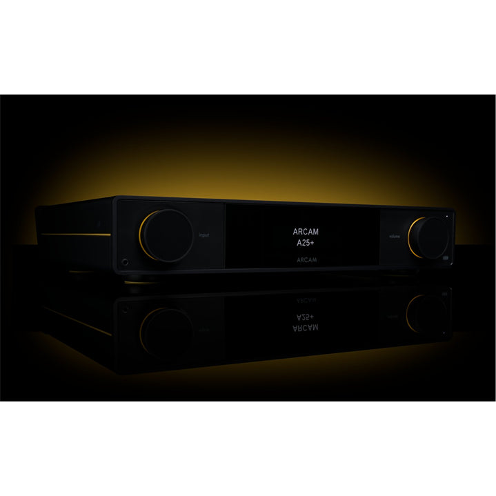 ARCAM A25+ integrated amplifier studio presentation