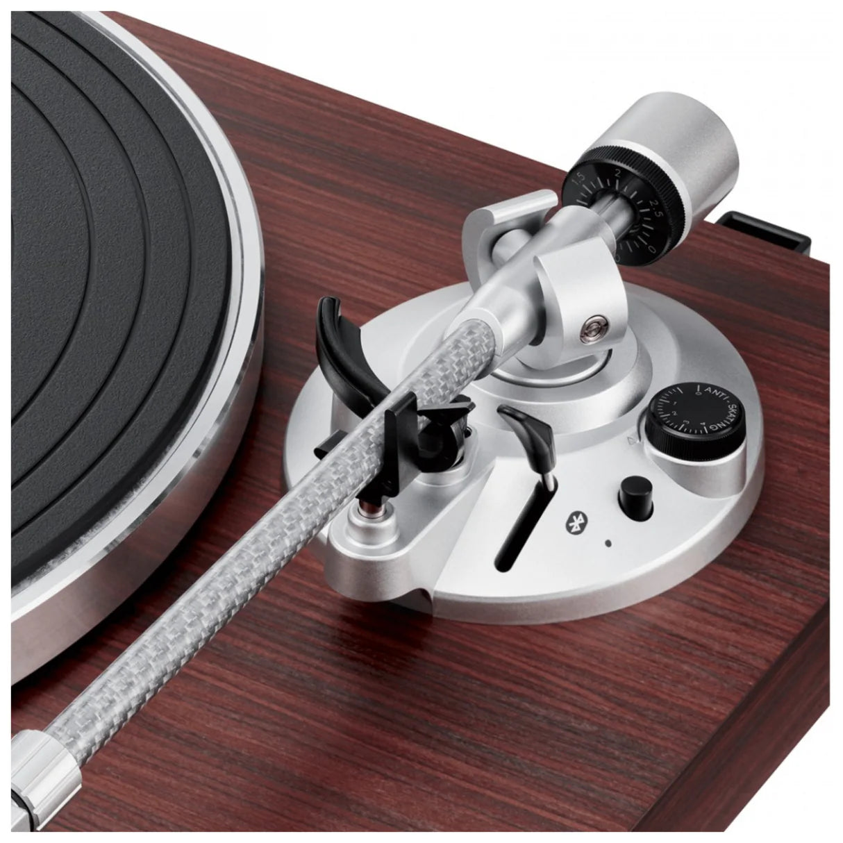 Audio Technica AT-LPW50BTRW Wireless Belt-Drive Turntable, Rosewood