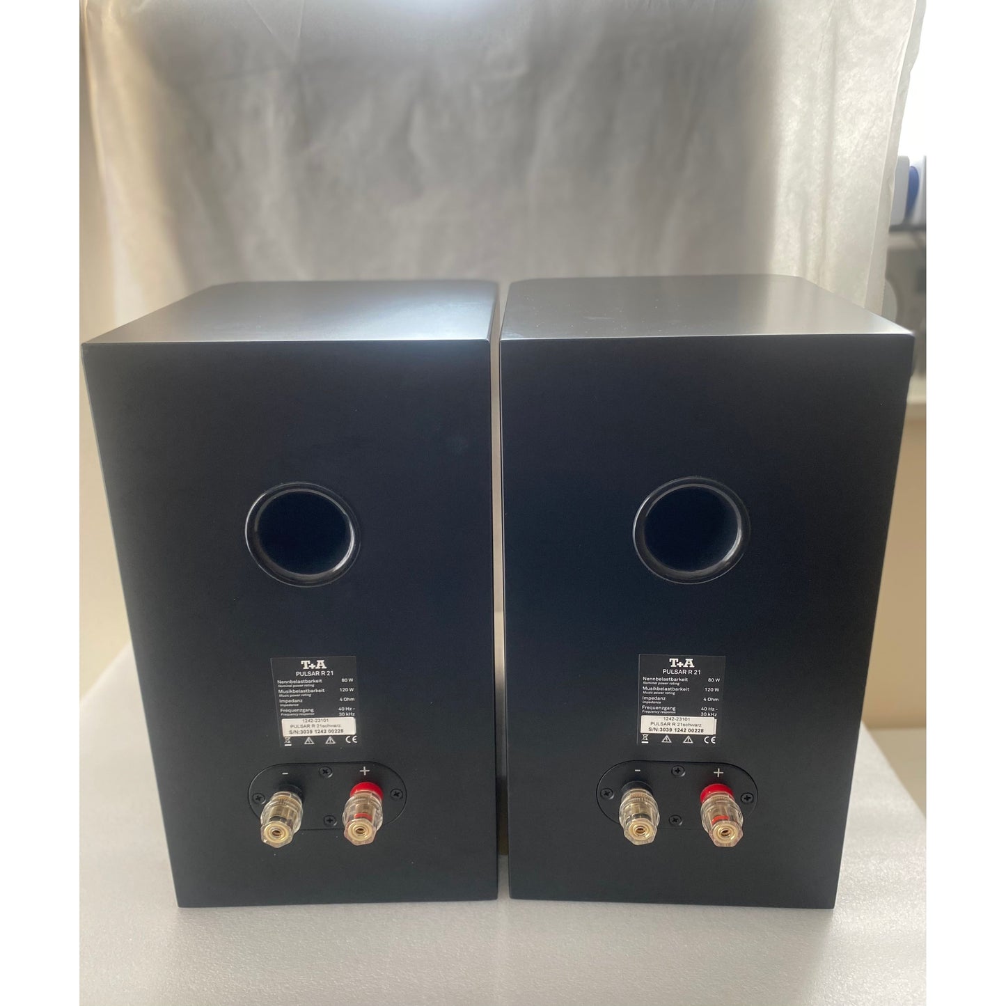 T+A PULSAR R21 BOOKSELF SPEAKER Matt BLK (USED)