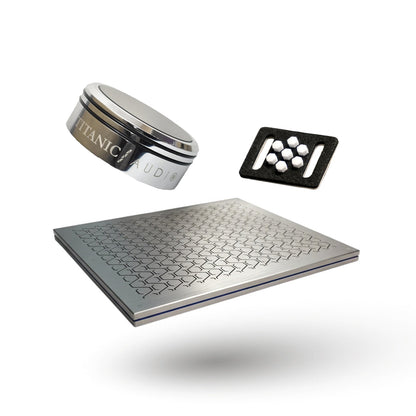 Titanic Audio Anchor Plate, Catalyst Stabaliser & Newton Clamp | BUNDLE