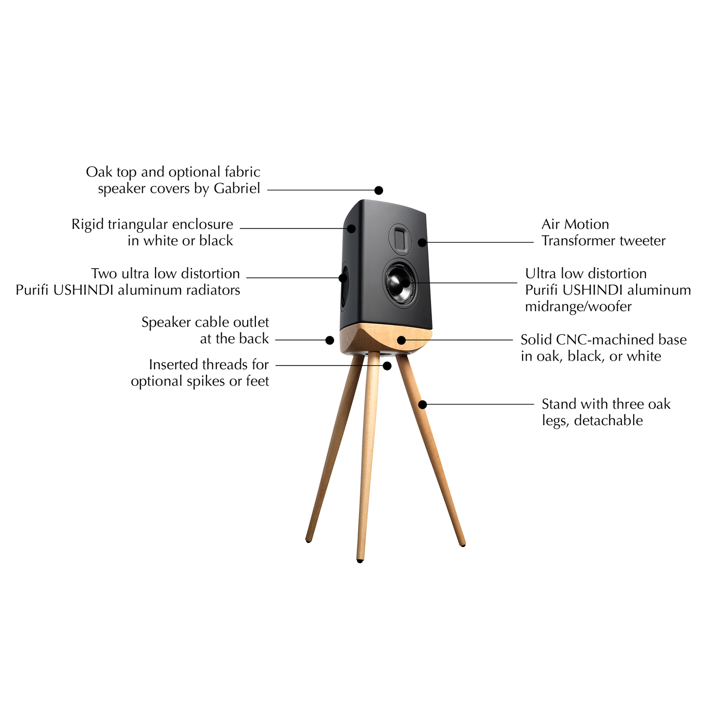 Lyngdorf Cue-100 Gabriel Loudspeaker
