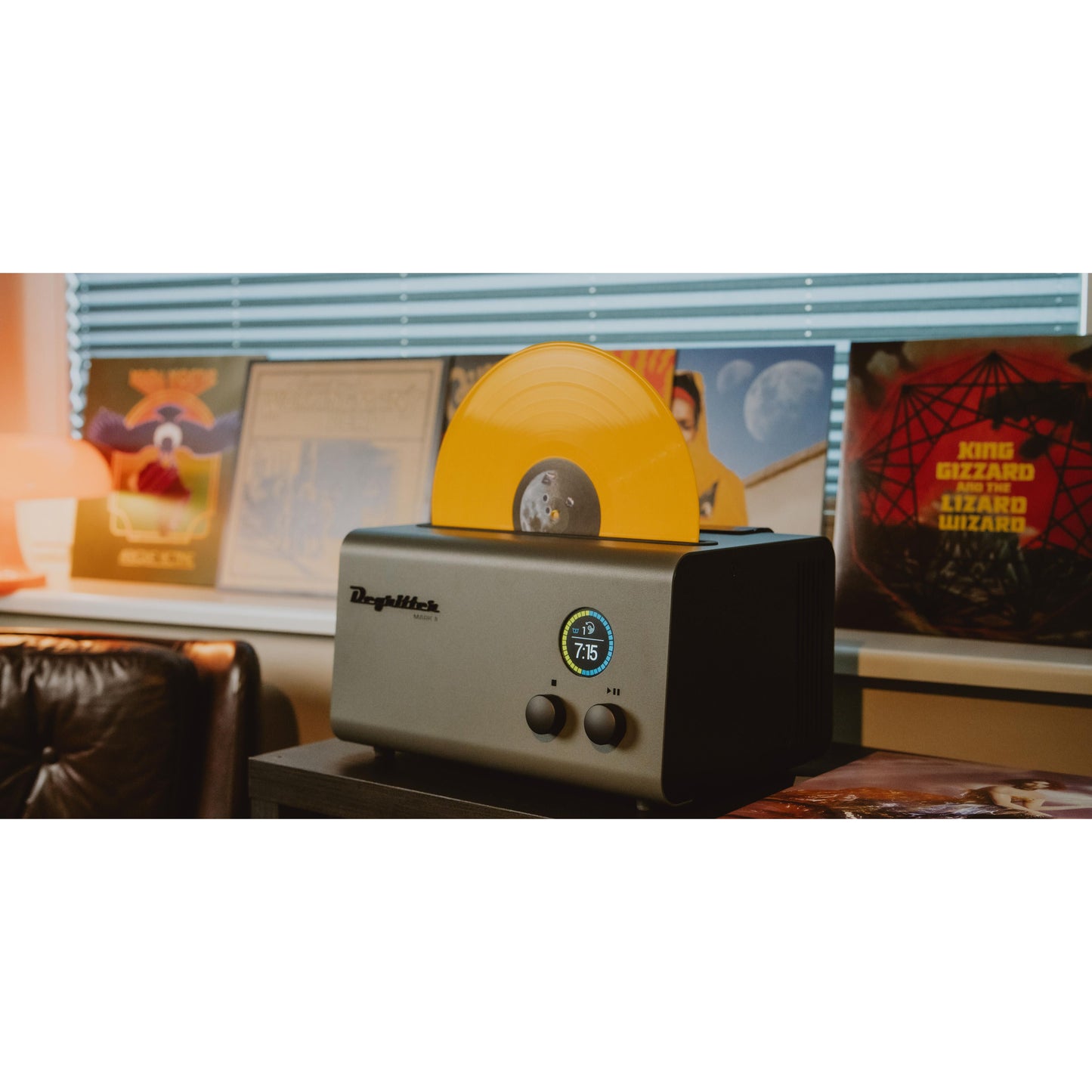 Degritter Mark II Ultrasonic Vinyl / Record Cleaner - Anodized Grey