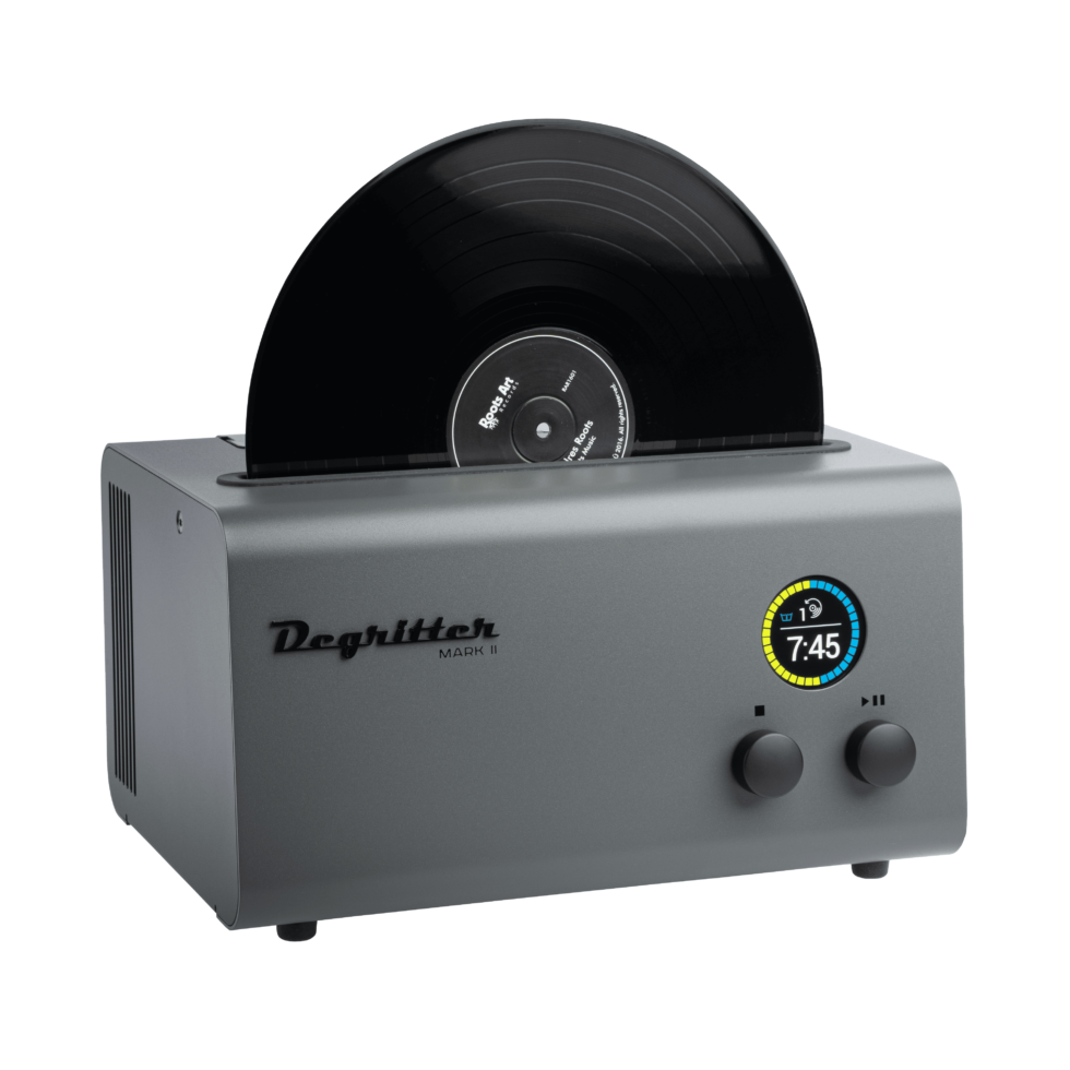 Degritter Mark II Ultrasonic Vinyl / Record Cleaner - Anodized Grey