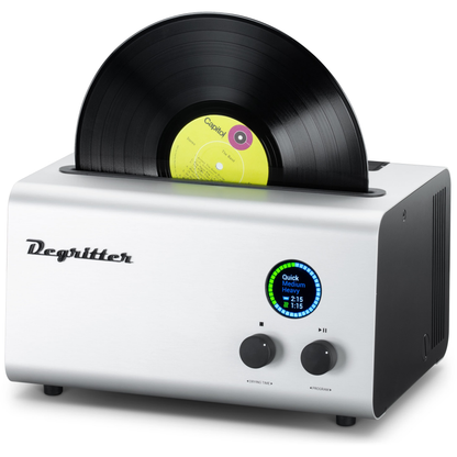 Degritter Mark II Ultrasonic Vinyl / Record Cleaner - Anodized Grey