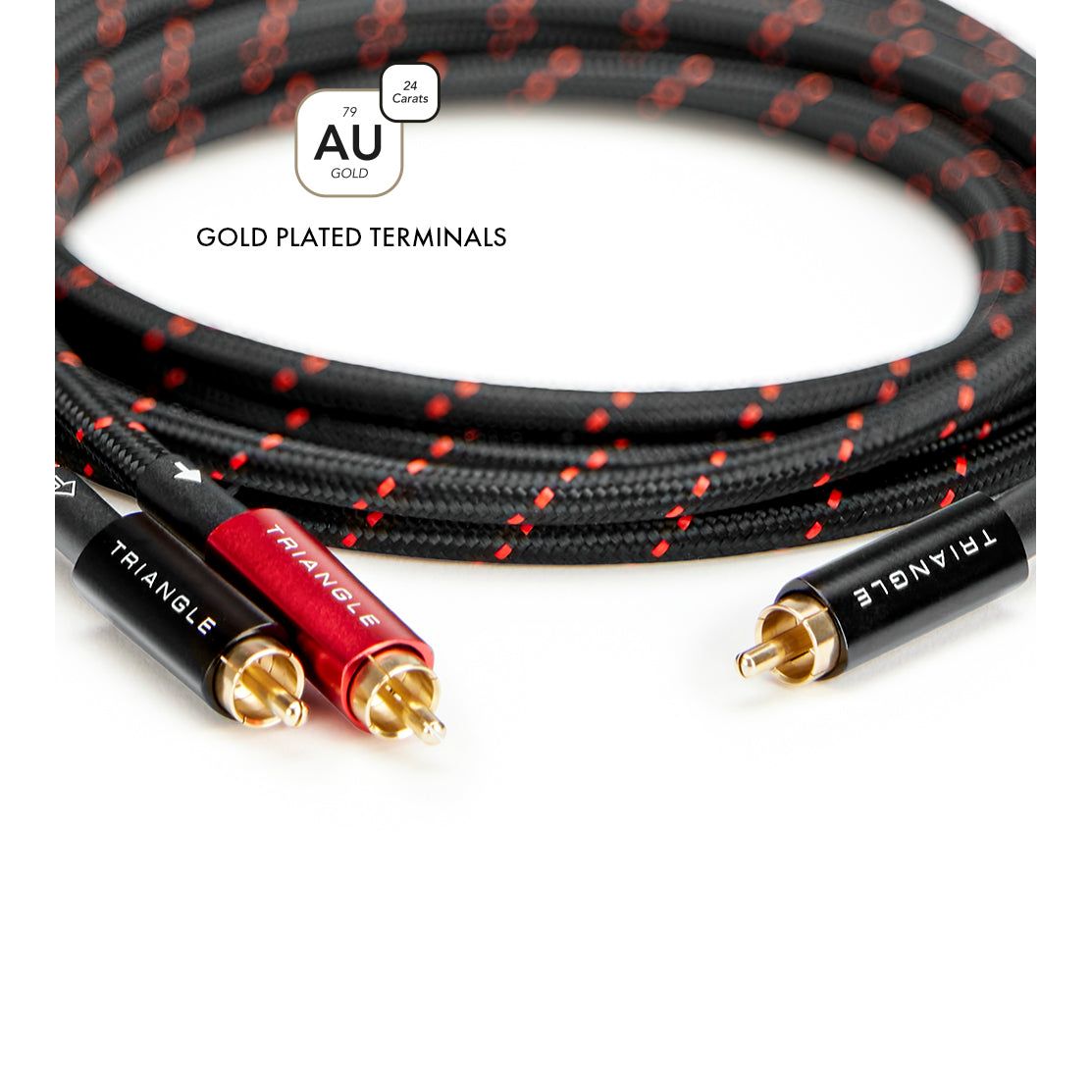 Triangle Red RCA Subwoofer Cable