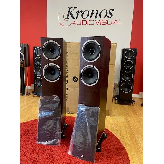 Fyne Audio F501 in stunning real walnut wood veneer (used) Boxed