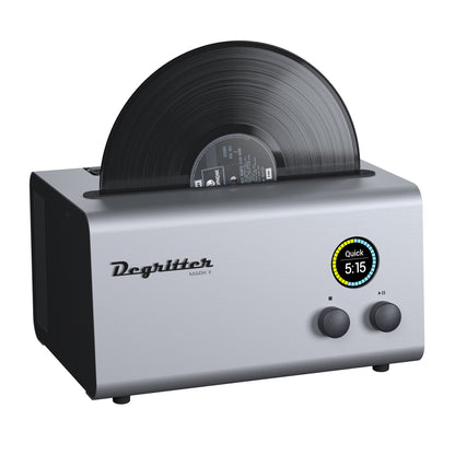 Degritter Mark II Ultrasonic Vinyl / Record Cleaner - Anodized Grey