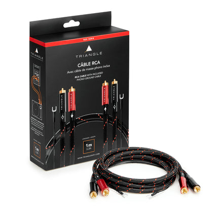 Triangle Red RCA Stereo Cable