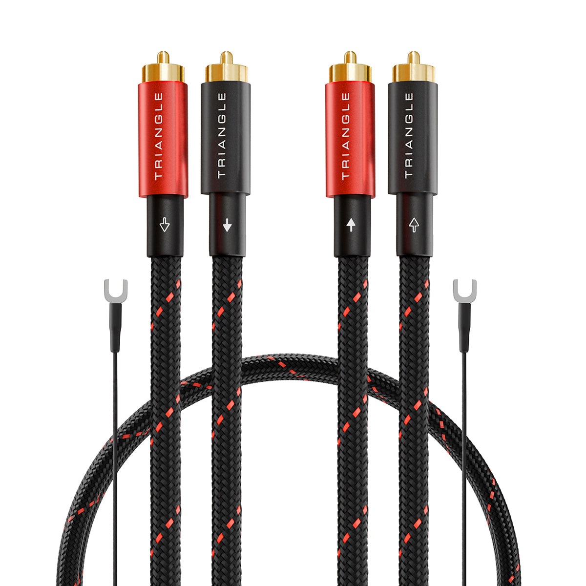 Triangle Red RCA Stereo Cable
