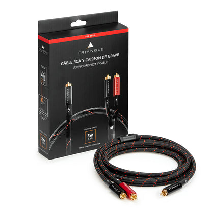 Triangle Red RCA Subwoofer Cable