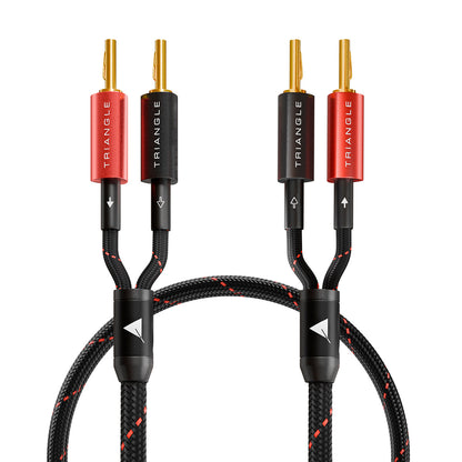 Triangle Red Mounted speaker Cable