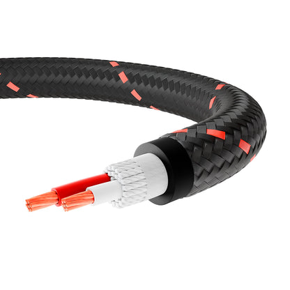 Triangle Red Mounted speaker Cable