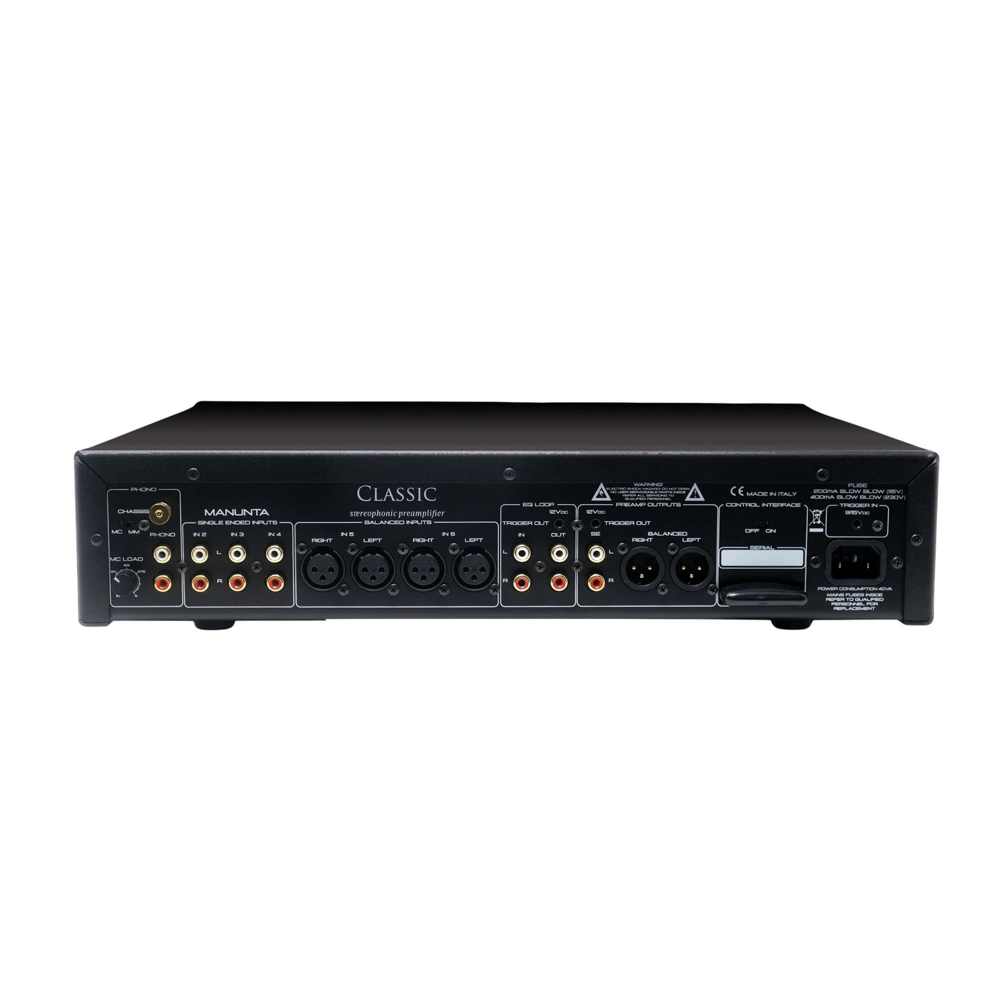 Manunta Stereo Classic Preamplifier with phono