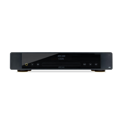 ARCAM Radia CD25 Dual-Mono CD Player – black finish, front product view