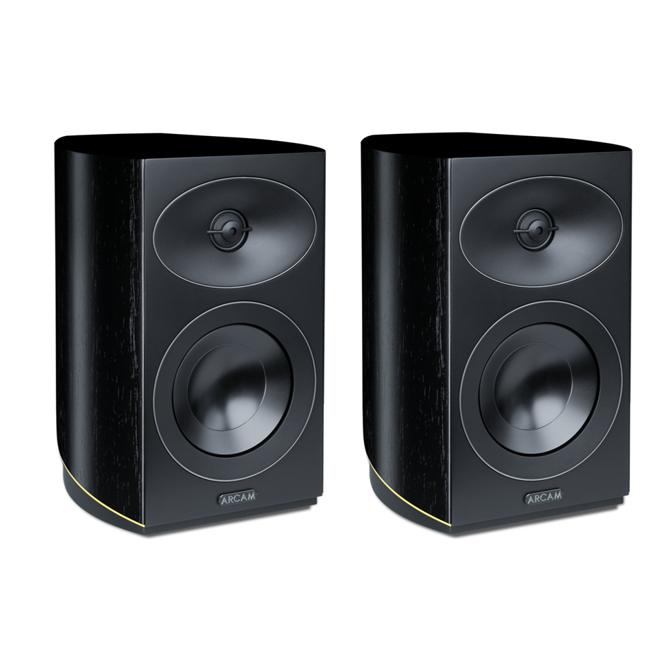 ARCAM Radia R15 Bookshelf Speakers (Pair) in Black Walnut finish