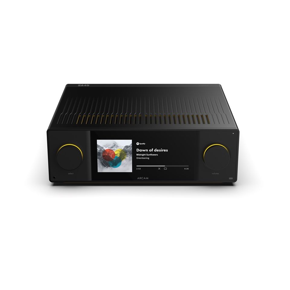 ARCAM Radia SA45 Class G Streaming Integrated Amplifier with Dirac Live – front product photograph