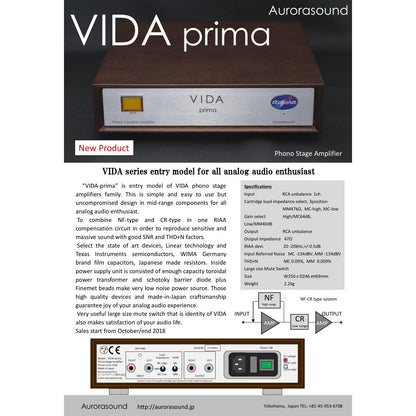 Aurorasound Prima Phono Stage