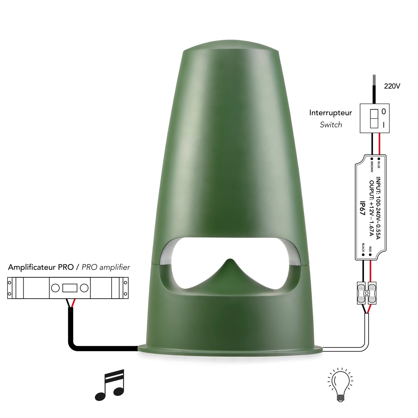Triangle Secret 7 Architectural Outdoor Speakers