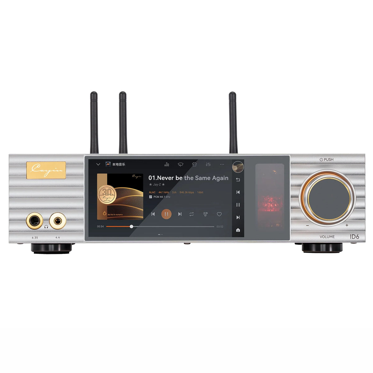 Cayin ID6 High-Resolution Valve Streamer, DAC, Valve Headphone Amplifier & Preamplifier