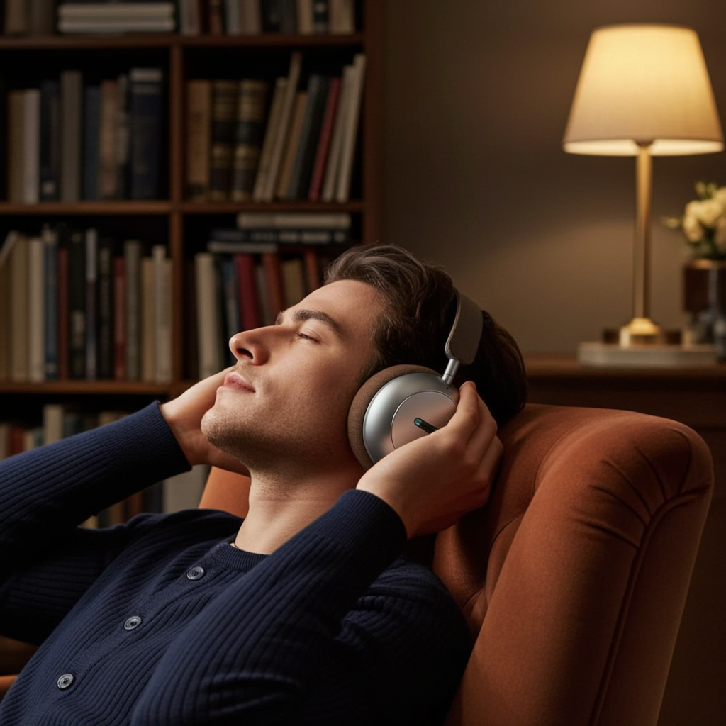 Ecoute Triode Vacuum Tube Active Headphones - Satin Aluminum