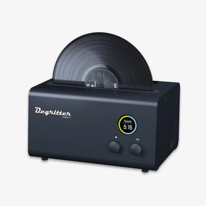 Degritter Mark II Ultrasonic Vinyl / Record Cleaner - Anodized Black