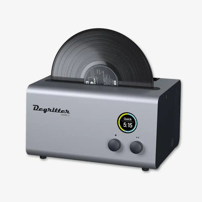 Degritter Mark II Ultrasonic Vinyl / Record Cleaner - Anodized Grey