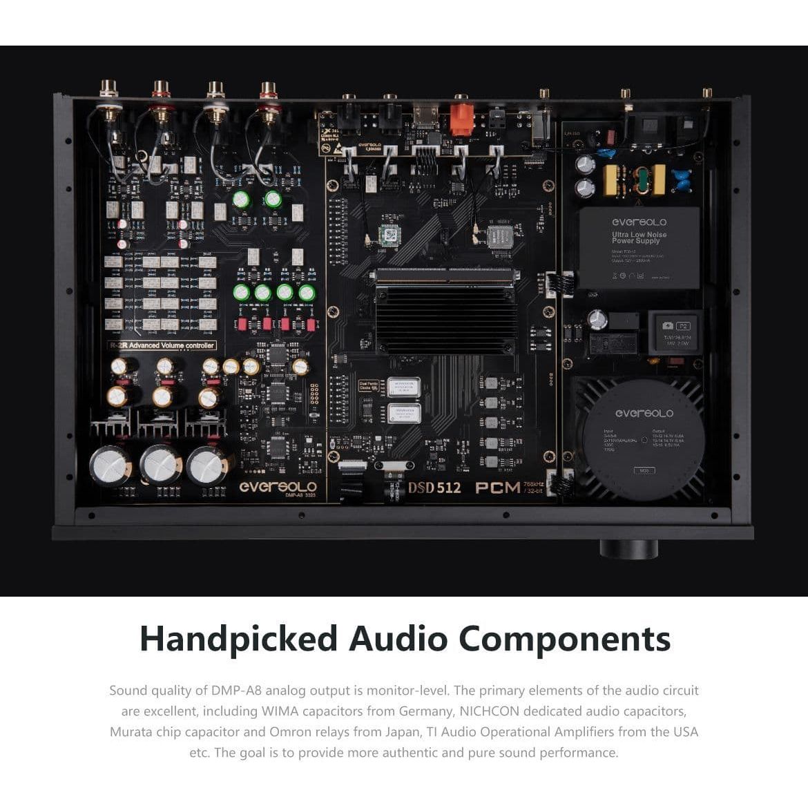 Eversolo DMP-A8 /AMP-F2 Bundle