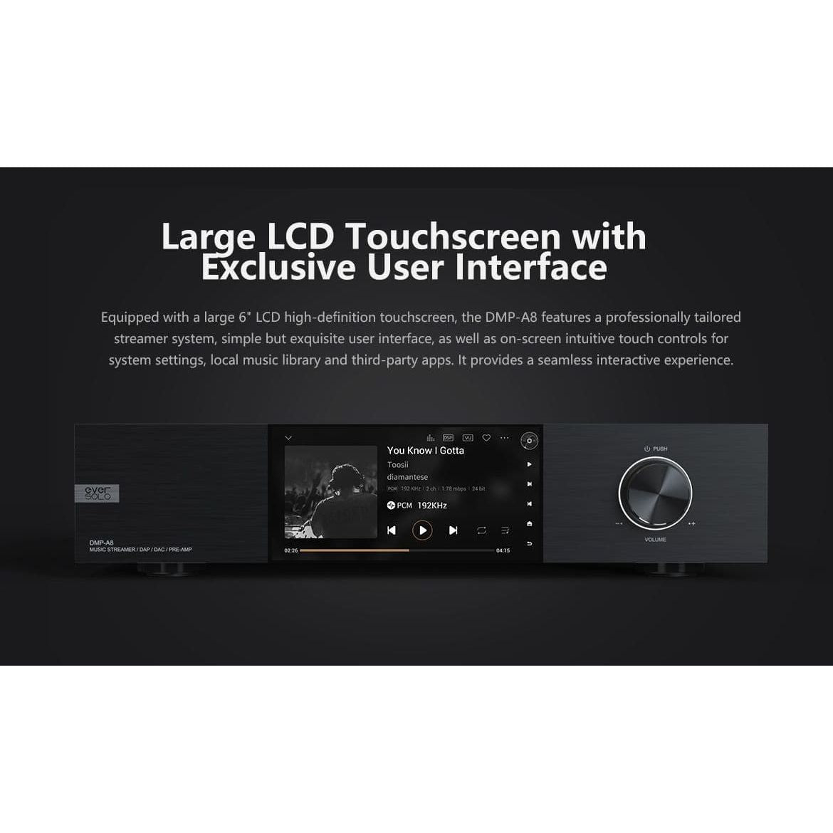 Eversolo DMP-A8 /AMP-F2 Bundle