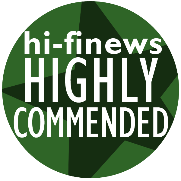 Hi-Fi News Recommended award badge